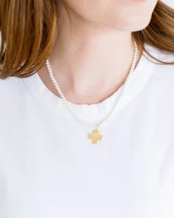Alys Cross Necklace|Susan Shaw