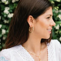 Bamboo Hoops|Susan Shaw Discount