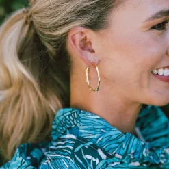 Bamboo Hoops|Susan Shaw Discount