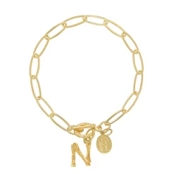 Bamboo Initial Bracelet|Susan Shaw