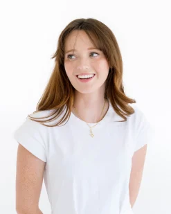 Bamboo Initial Necklace|Susan Shaw Discount