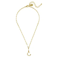 Bamboo Initial Necklace|Susan Shaw Discount