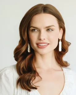 Bar Cross Earrings|Susan Shaw