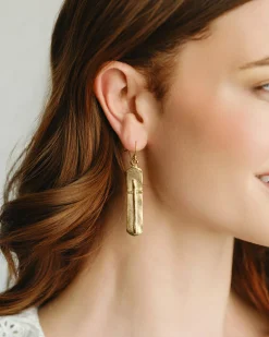 Bar Cross Earrings|Susan Shaw