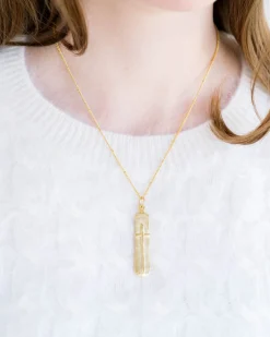Bar Cross Necklace|Susan Shaw Best