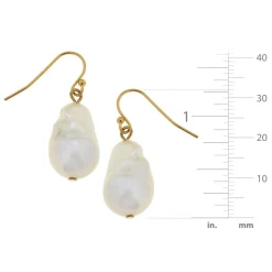Baroque Pearl Drop Earrings|Susan Shaw Online