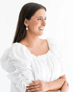 Baroque Pearl Post Earrings|Susan Shaw Online