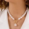 Baroque Pearl Toggle Pearl Necklace|Susan Shaw Clearance