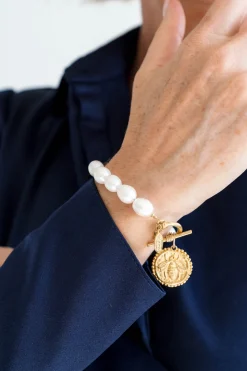 Bee + Pearl Bracelet|Susan Shaw