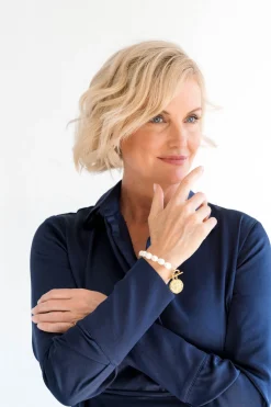 Bee + Pearl Bracelet|Susan Shaw