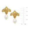 Bee + Pearl Drop Earrings|Susan Shaw Hot