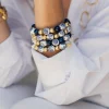 Blue & White Mini Margaret Bracelet|Susan Shaw Hot