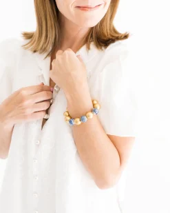 Blue & White Mini Margaret Bracelet|Susan Shaw Hot