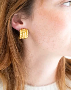 Braided Cuff Hoops|Susan Shaw Outlet