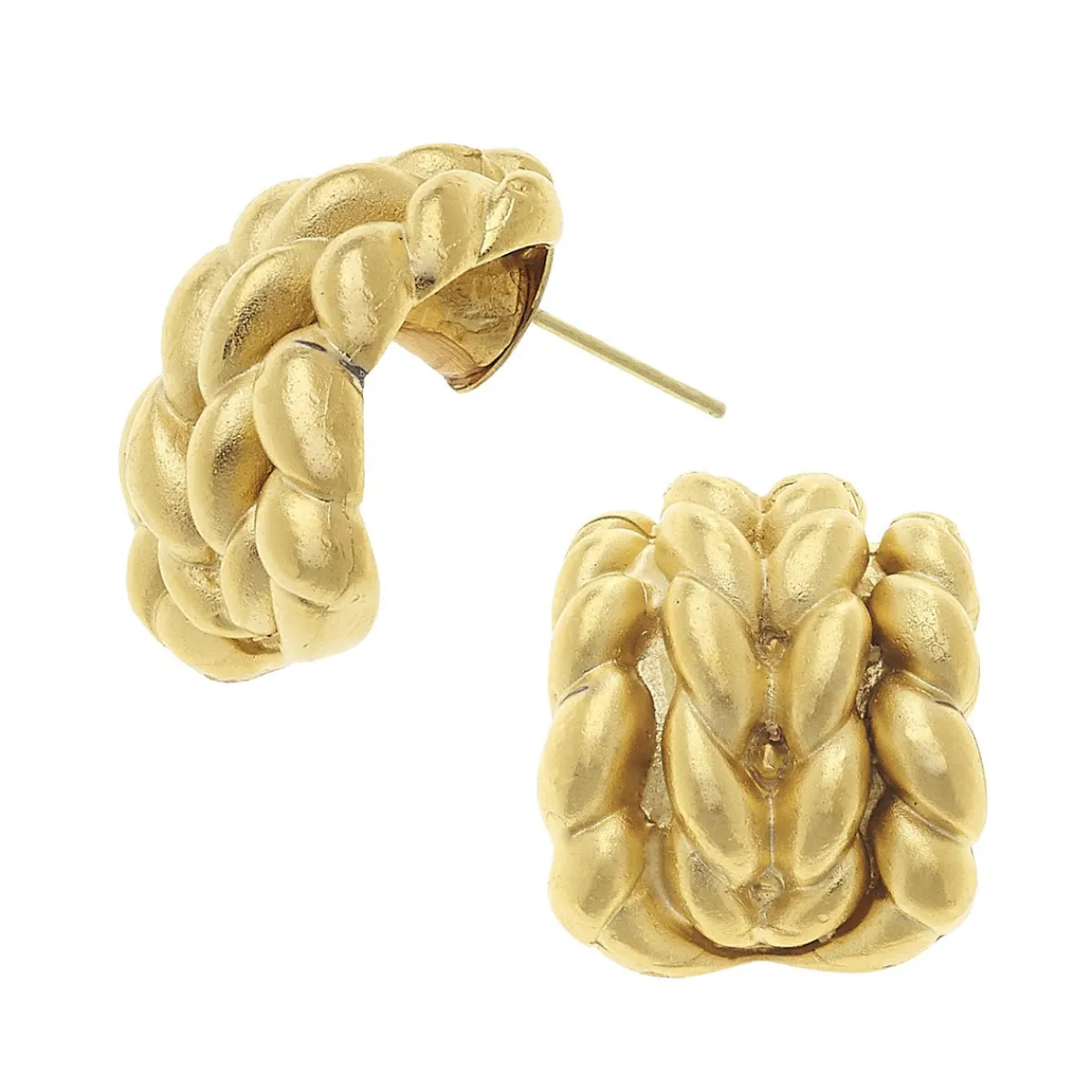 Braided Cuff Hoops|Susan Shaw Outlet