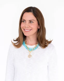 Buffalo Coin Multi-Strand Turquoise Necklace|Susan Shaw Online