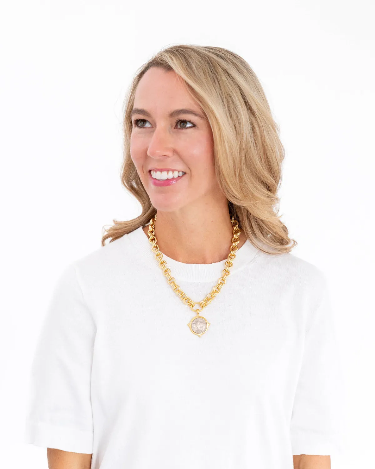 Buffalo Coin Necklace|Susan Shaw Best