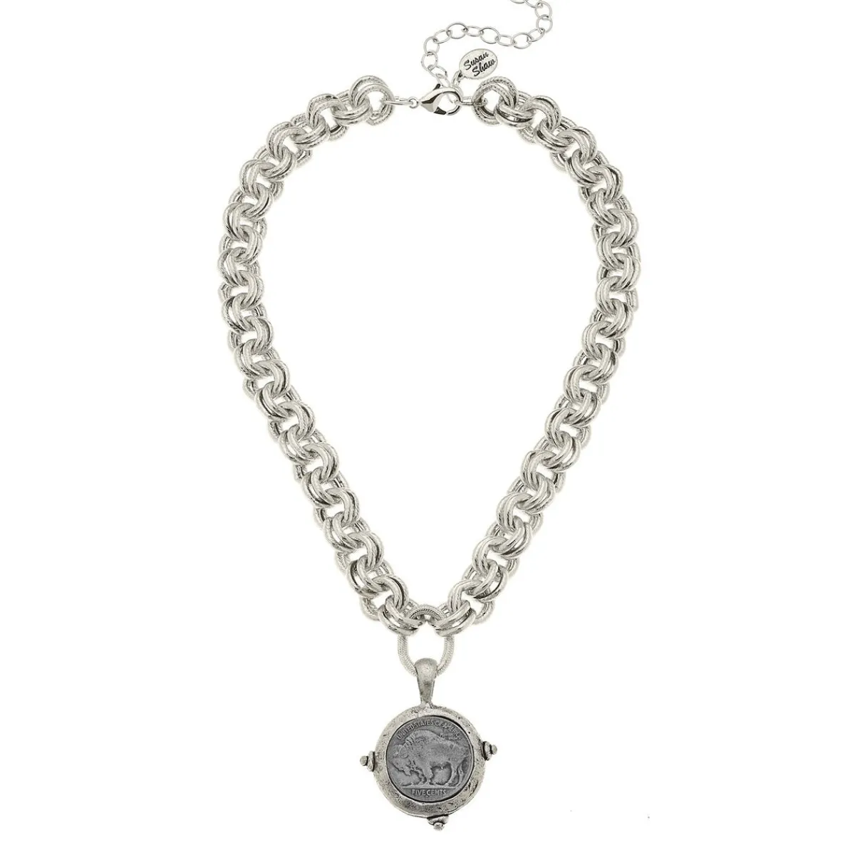 Buffalo Coin Necklace|Susan Shaw Best