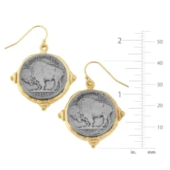 Buffalo Nickel Earrings|Susan Shaw