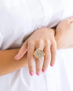 Buffalo Nickel Ring|Susan Shaw Outlet