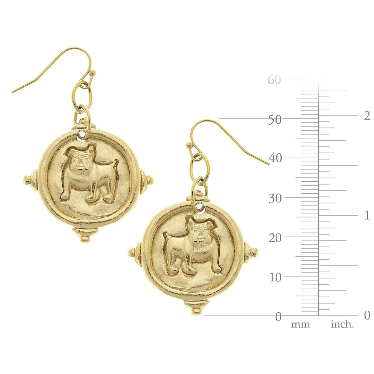 Bulldog Earrings|Susan Shaw Best