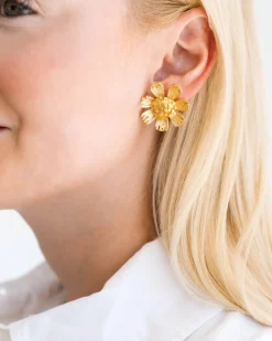 Buttercup Studs|Susan Shaw Discount
