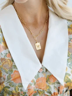 Butterfly Stamp Necklace|Susan Shaw New