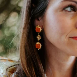 Charlotte Deux Tier Earrings|Susan Shaw Best