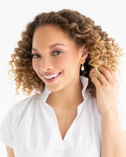 Charlotte Pearl Drop Earrings|Susan Shaw Clearance