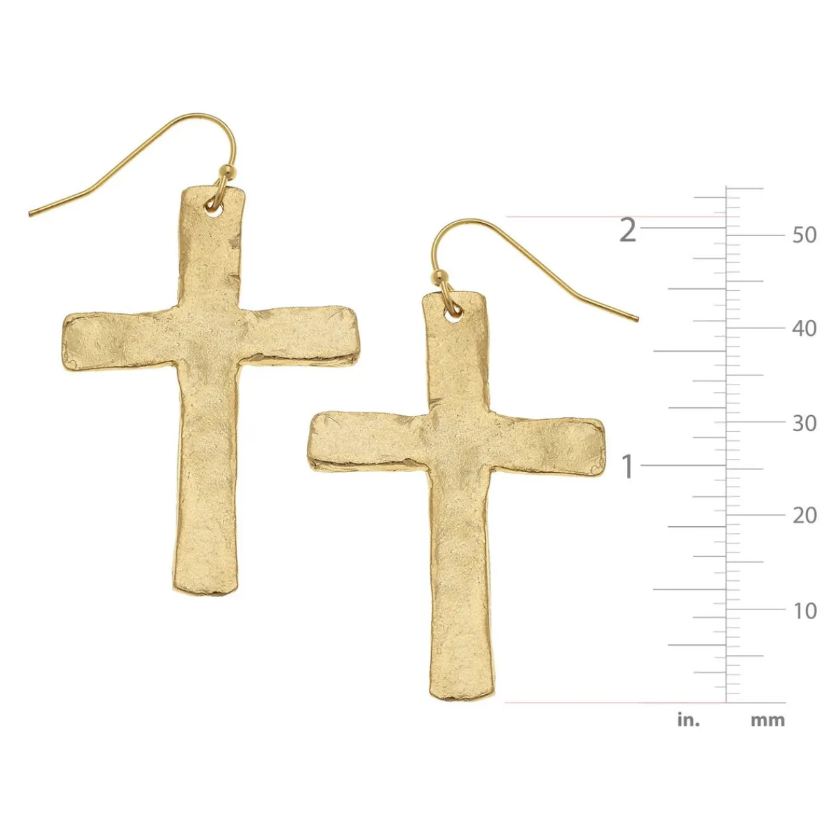 Classic Cross Earrings|Susan Shaw New