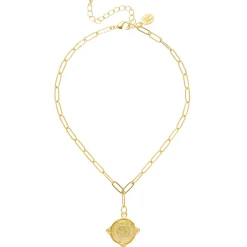 Coin Paperclip Necklace|Susan Shaw