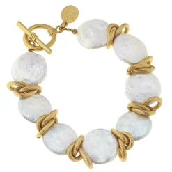 Coin Pearl Bracelet|Susan Shaw Clearance