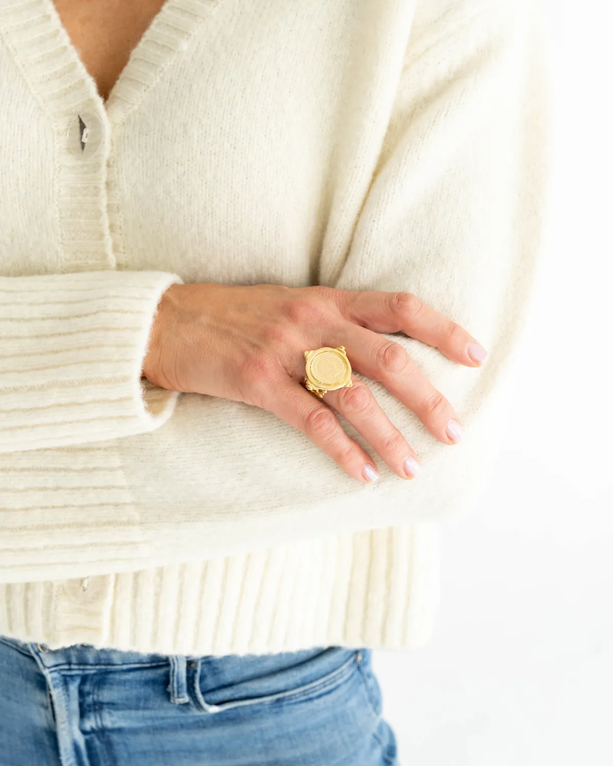 Coin Ring|Susan Shaw Discount