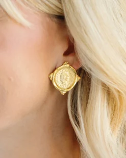 Coin Studs|Susan Shaw Sale