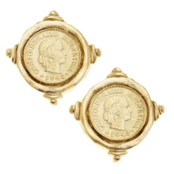 Coin Studs|Susan Shaw Sale