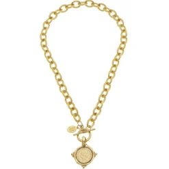 Coin Toggle Necklace|Susan Shaw Sale