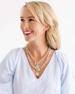 Coin Toggle Necklace|Susan Shaw Sale