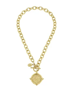 Compass Toggle Necklace|Susan Shaw Hot