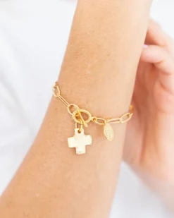 Cross Paperclip Bracelet|Susan Shaw Best