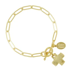 Cross Paperclip Bracelet|Susan Shaw Best