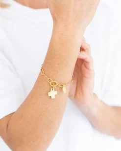 Cross Paperclip Bracelet|Susan Shaw Best