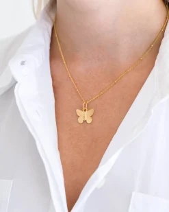 Dainty Butterfly Necklace|Susan Shaw