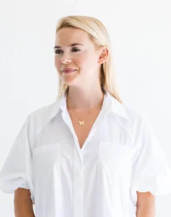 Dainty Butterfly Necklace|Susan Shaw