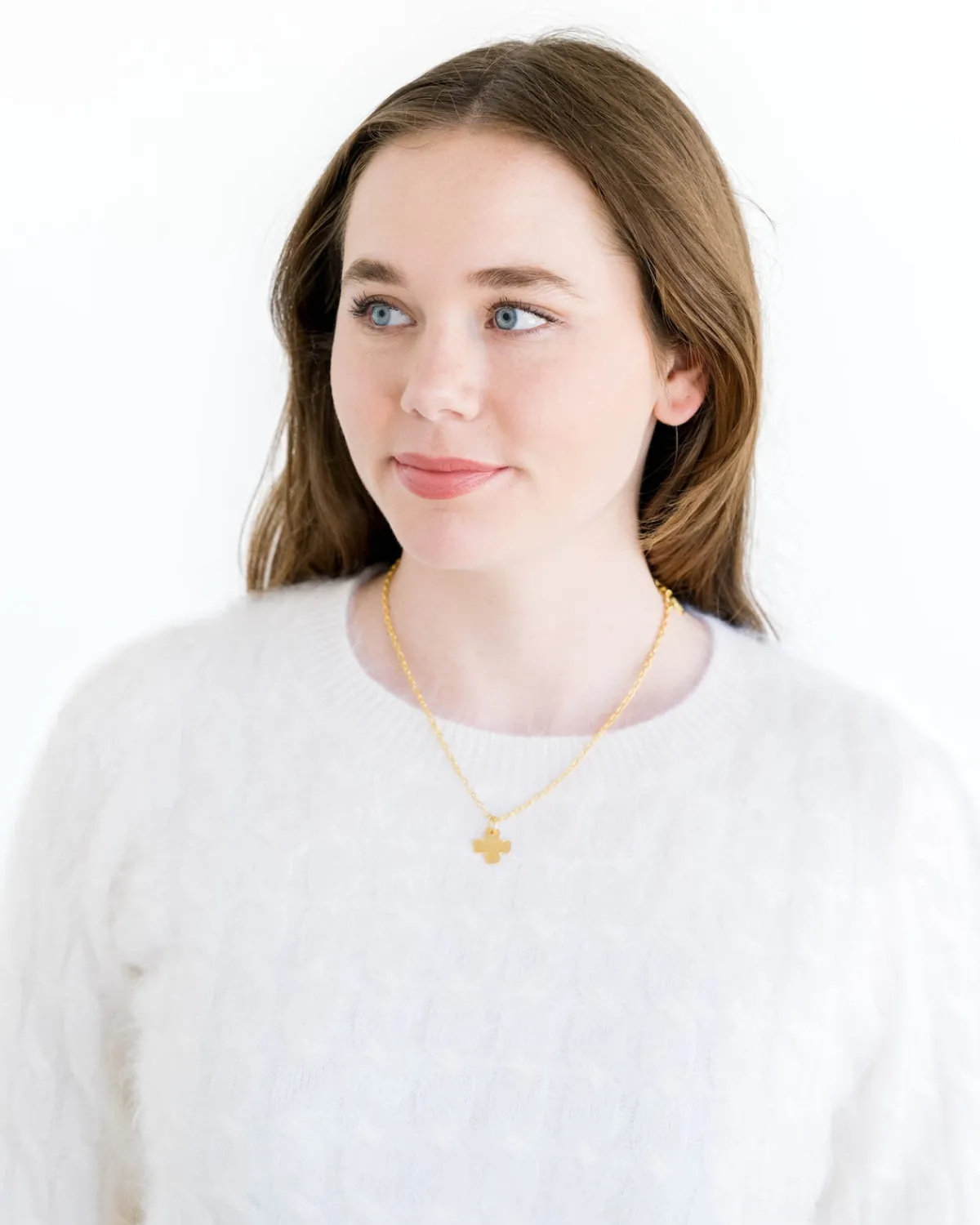 Dainty Cross Necklace|Susan Shaw Discount