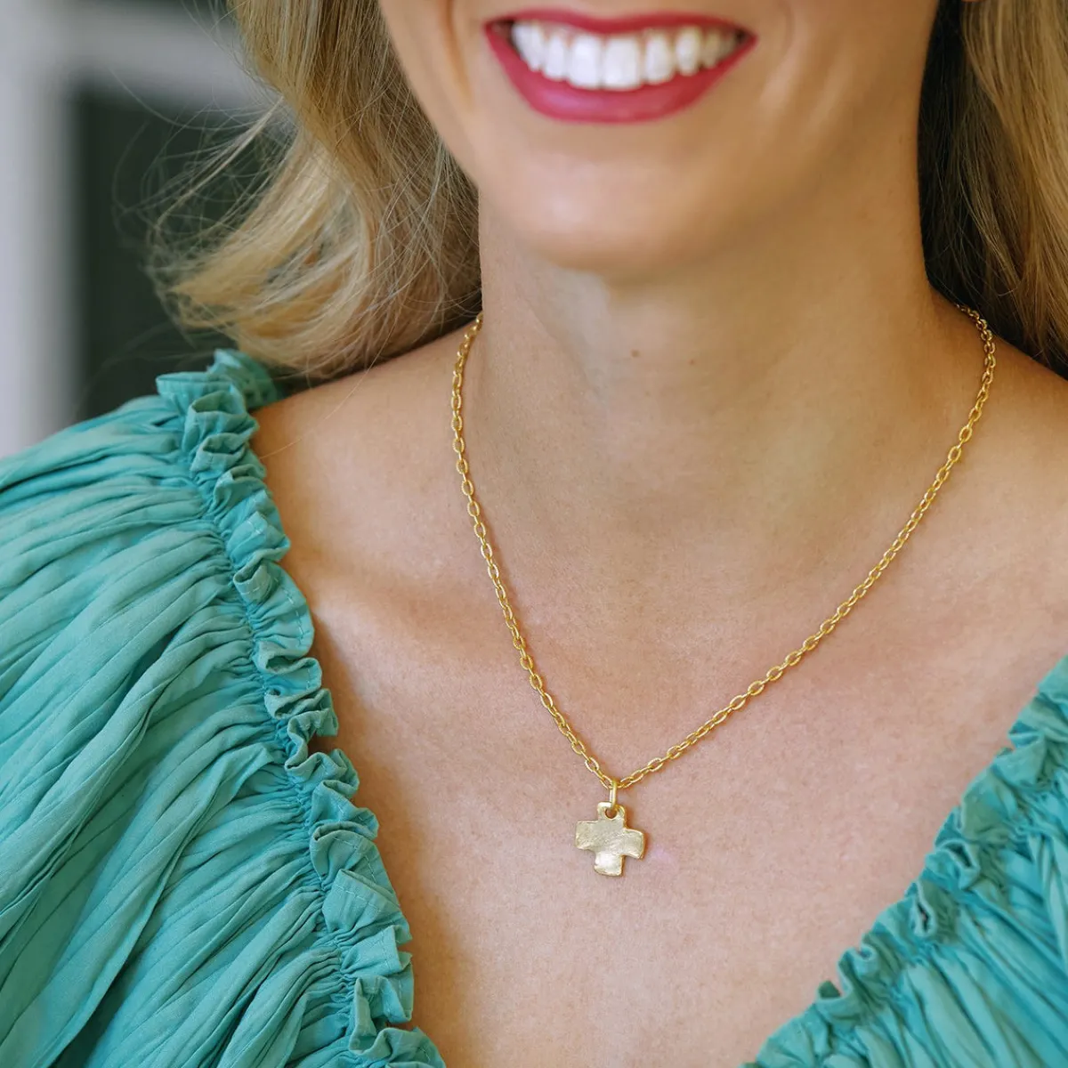 Dainty Cross Necklace|Susan Shaw Discount