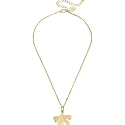 Dainty Ginkgo Necklace|Susan Shaw Outlet