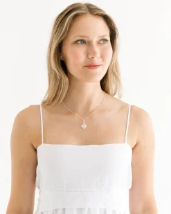 Dainty Jerusalem Cross Necklace|Susan Shaw Hot