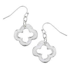 Dainty Open Clover Earrings|Susan Shaw Sale