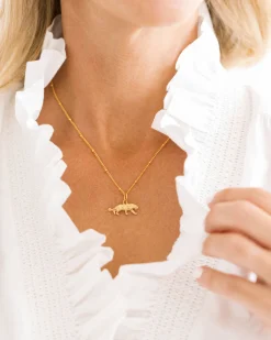 Dainty Tiger Necklace|Susan Shaw Clearance