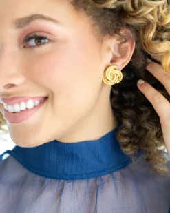 Diana Knot Studs|Susan Shaw Outlet